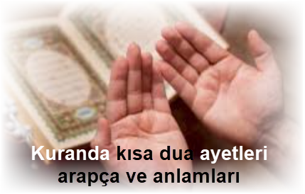 Dua ayetleri arapça kısa