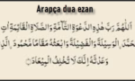 Arapça dua ezan